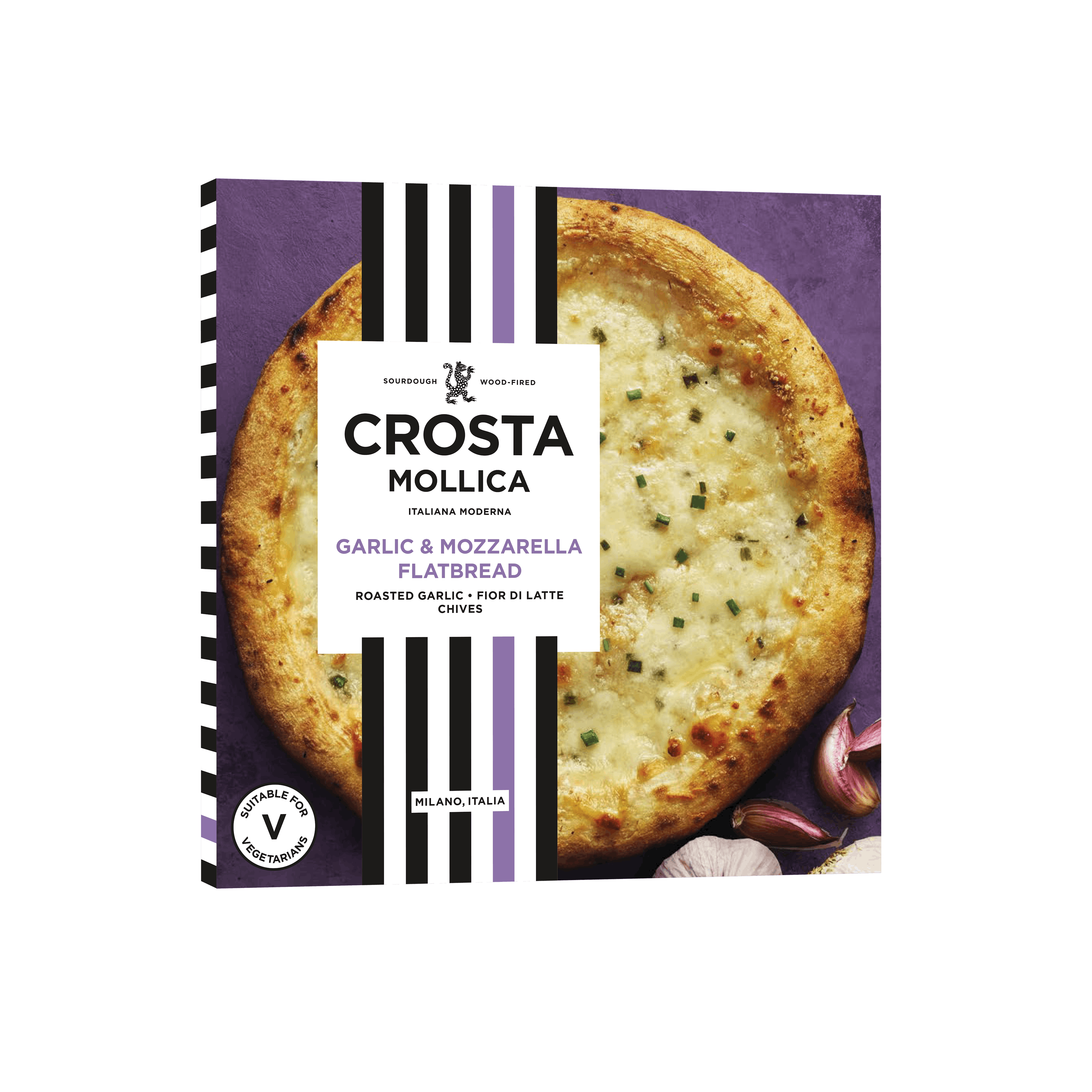 Crosta Mollica Garlic & Mozzarella Flatbread