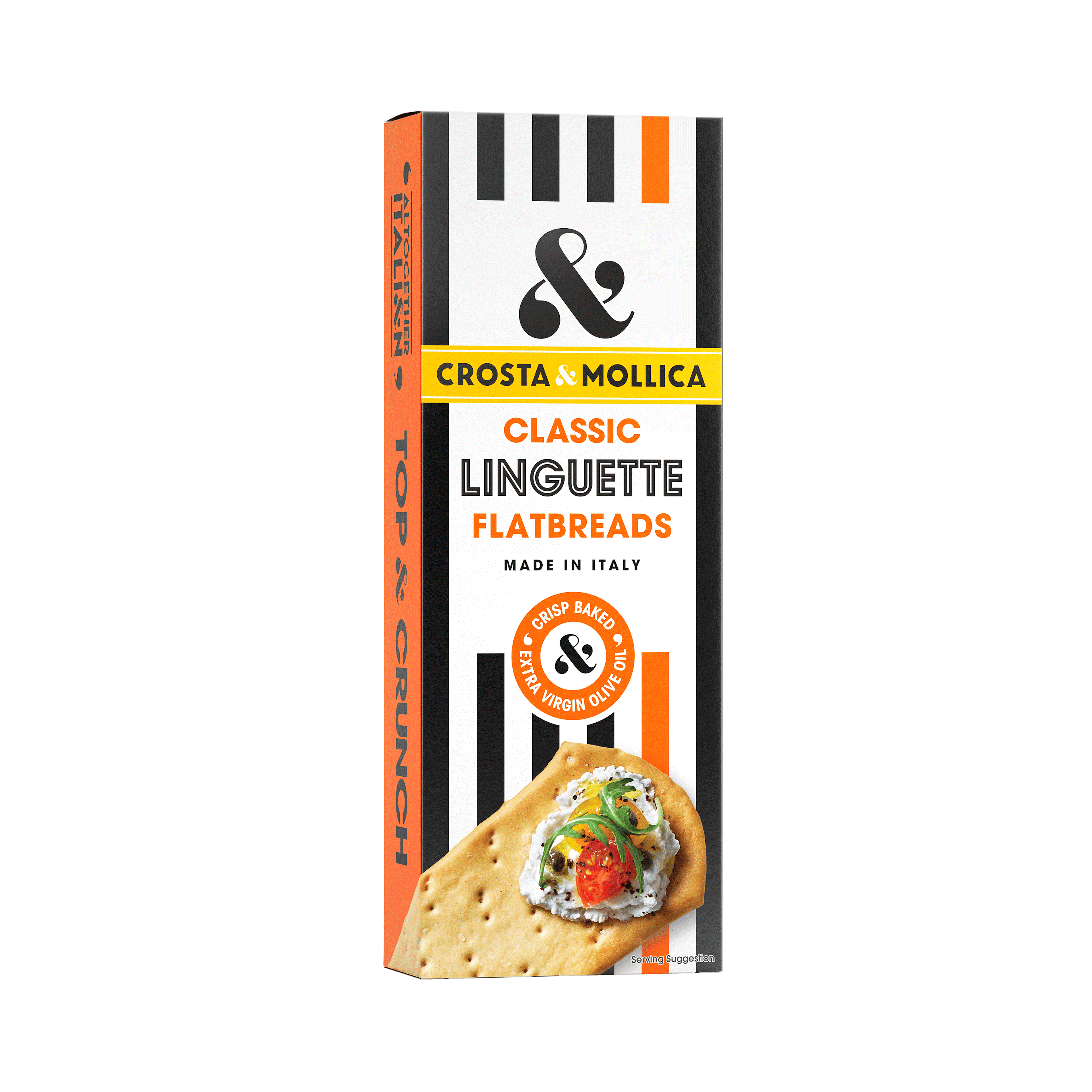 Crosta Mollica Classic Linguette snack made in Italy