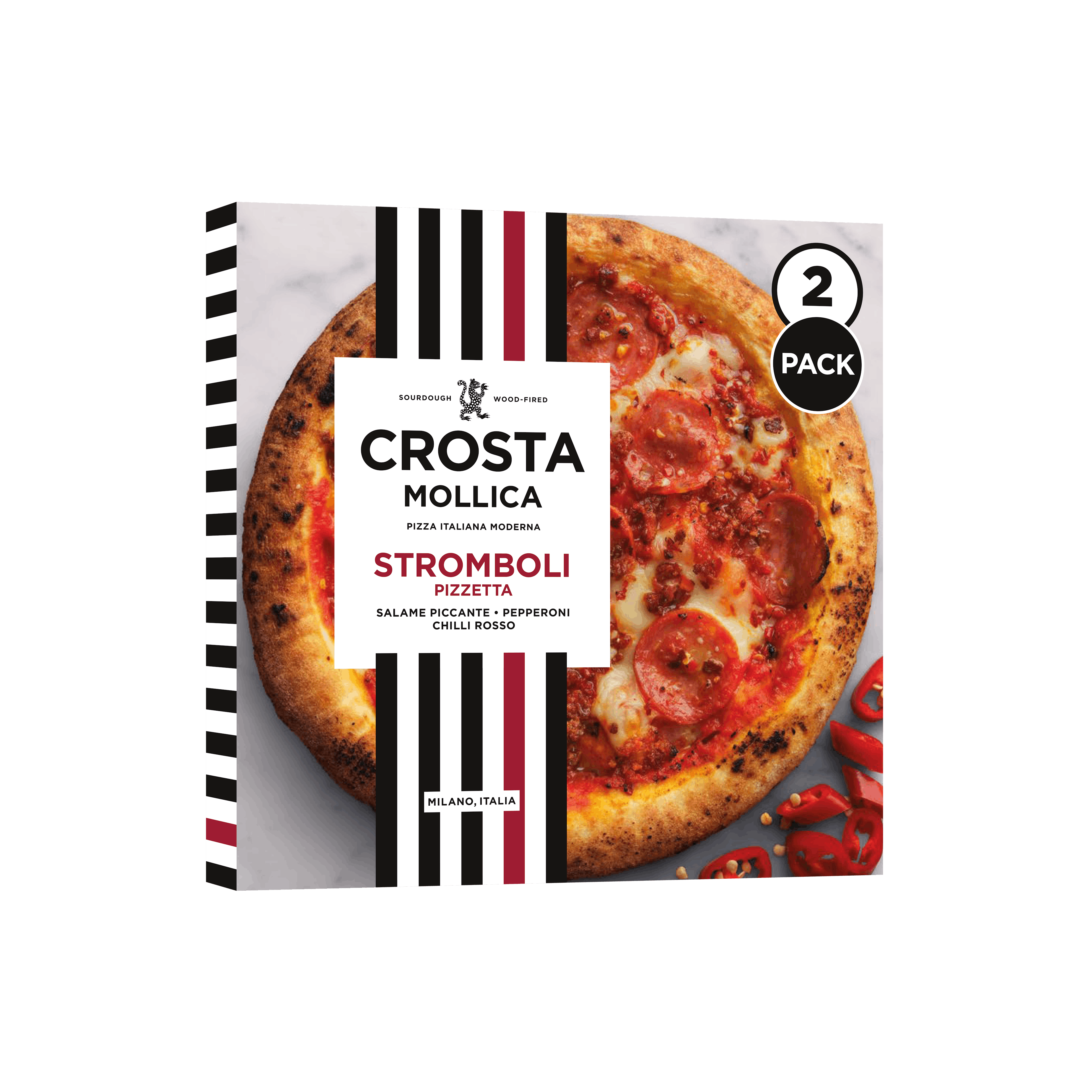 Crosta Mollica Italian Stromboli Pizzetta pack