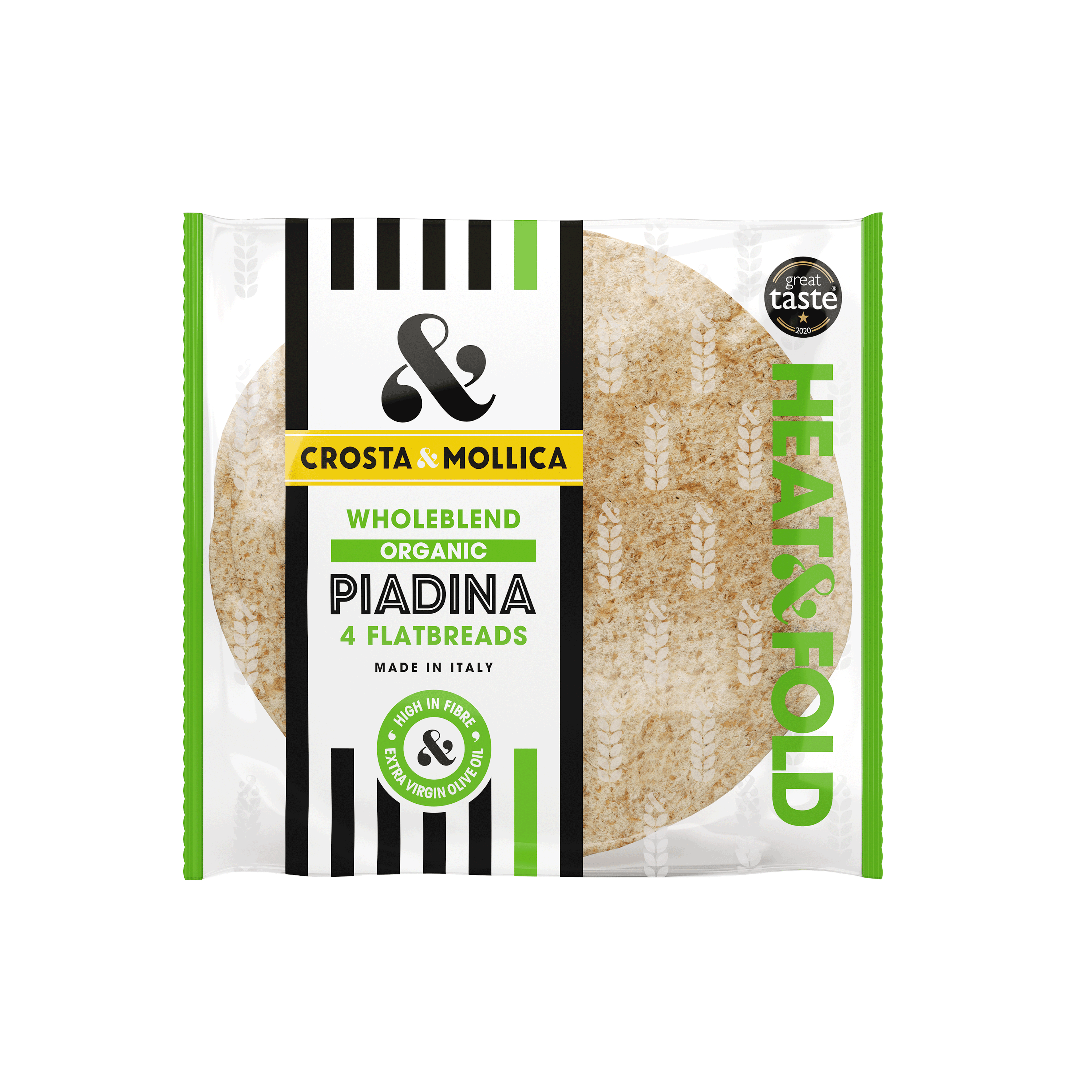 Crosta Mollica Organic wholeblend piadina