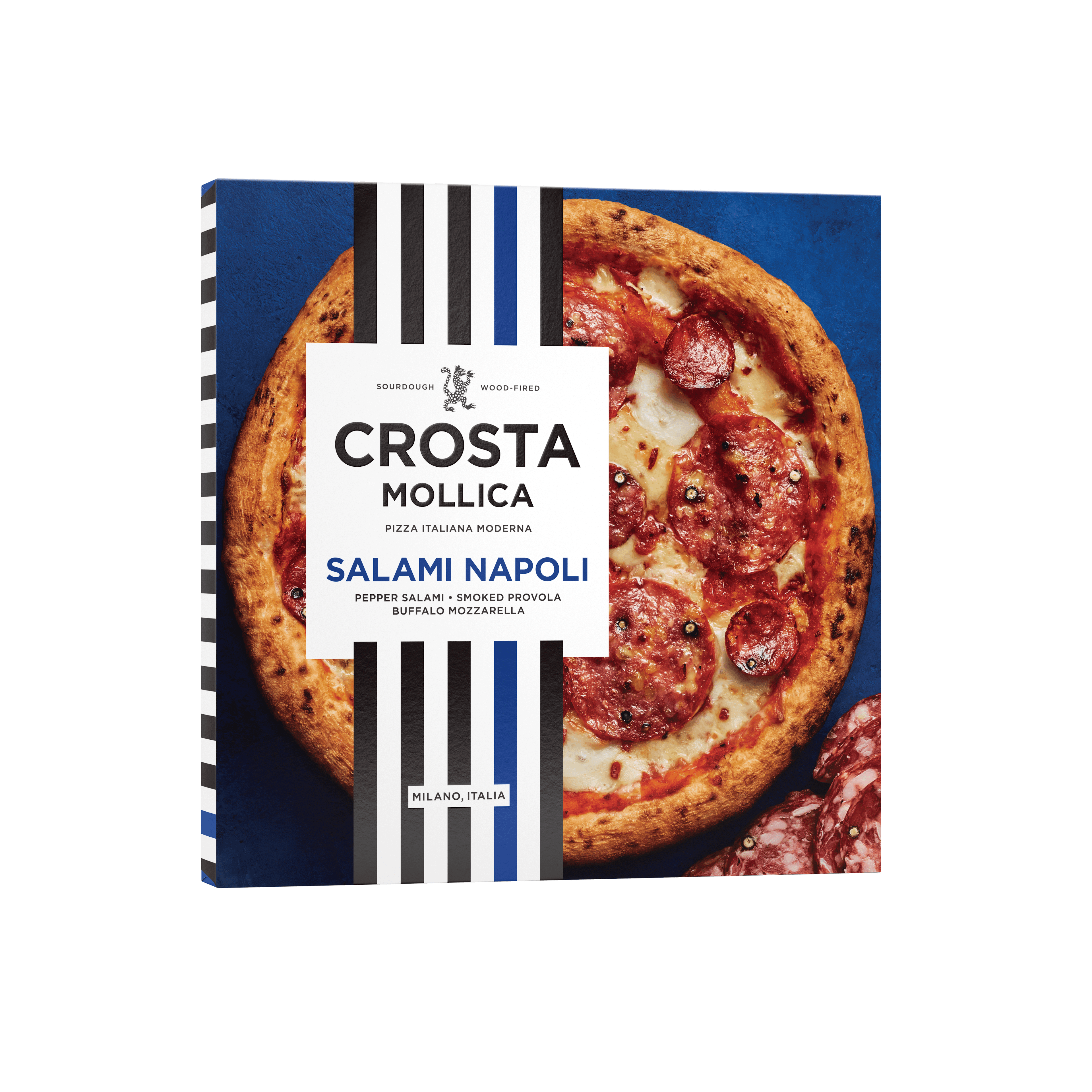 Salami Napoli Sourdough Pizza by Crosta Mollica
