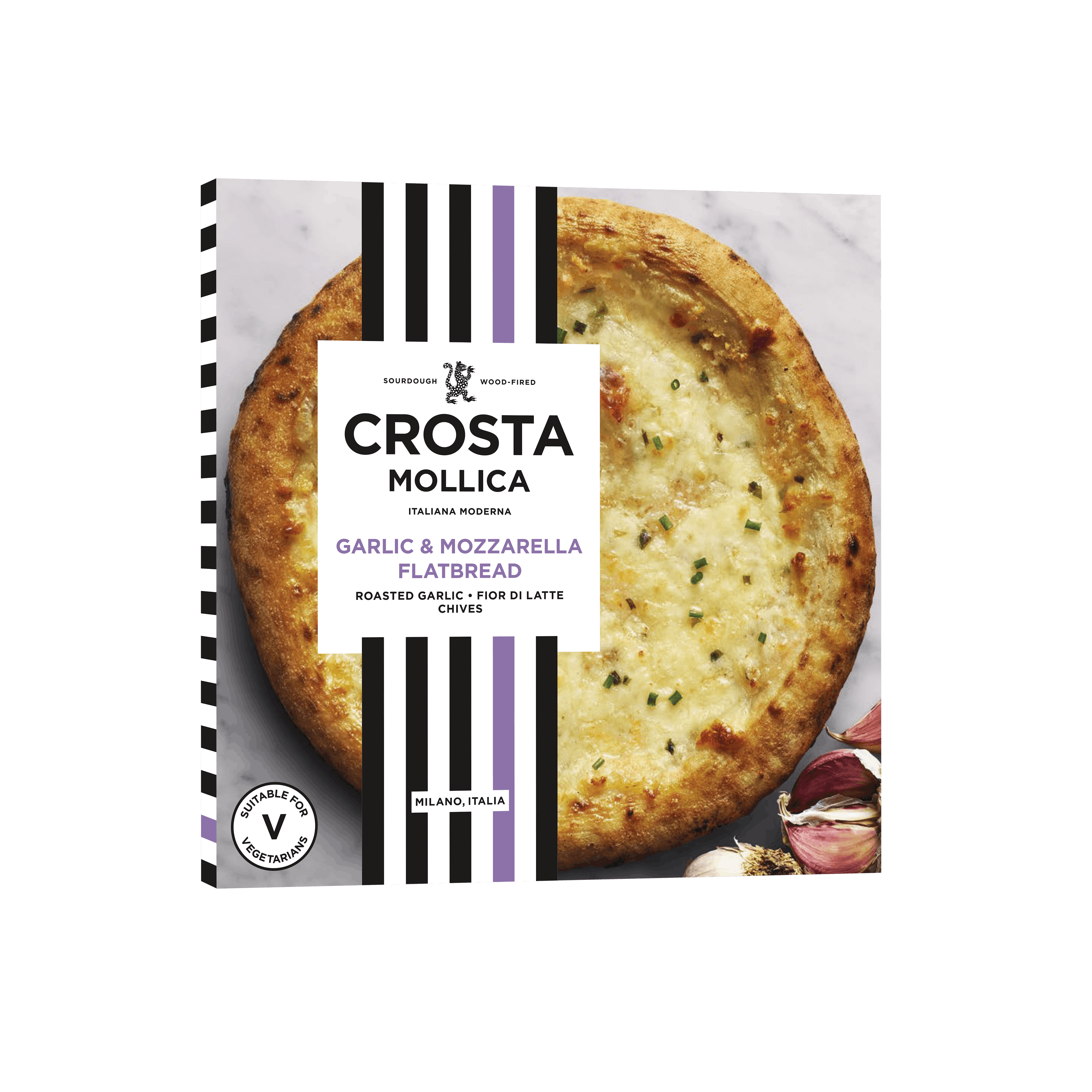 Crosta Mollica GARLIC & MOZZARELLA FLATBREAD
