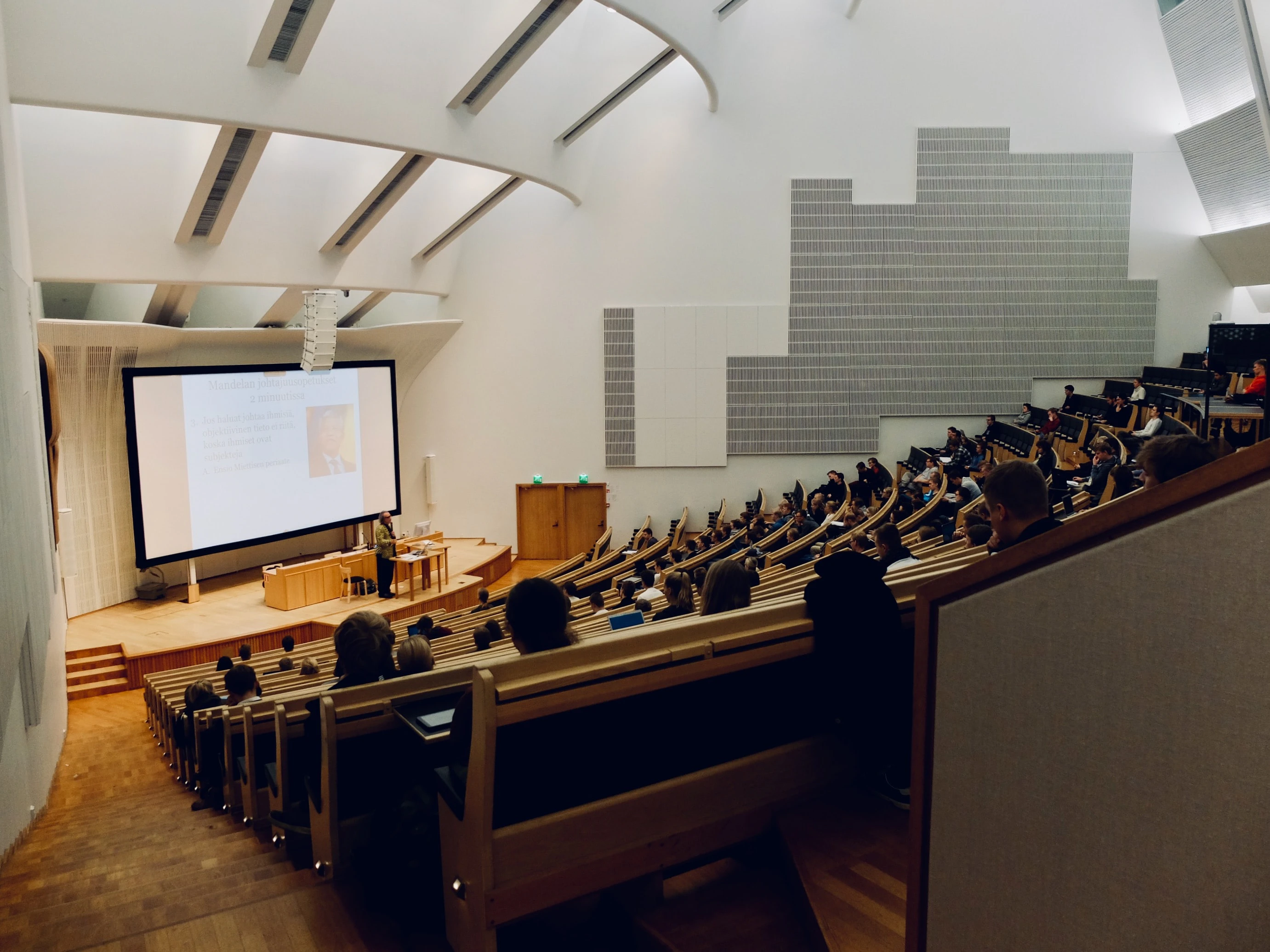 An undergraduate lecture hall