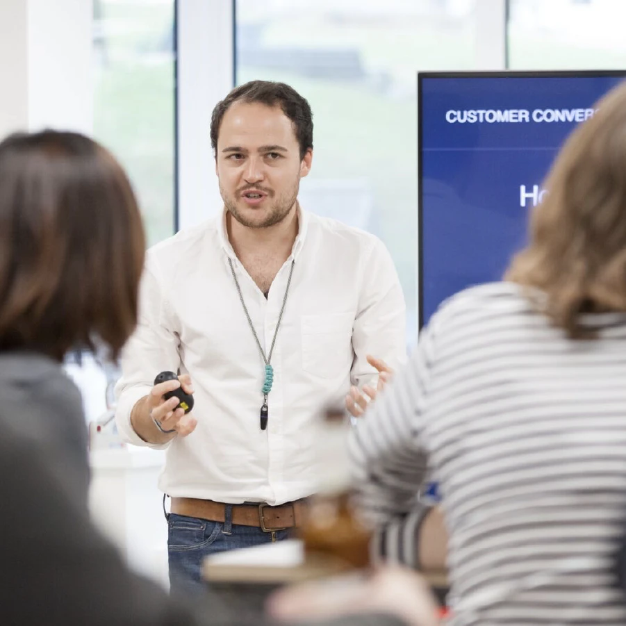An image of a technology workshop.