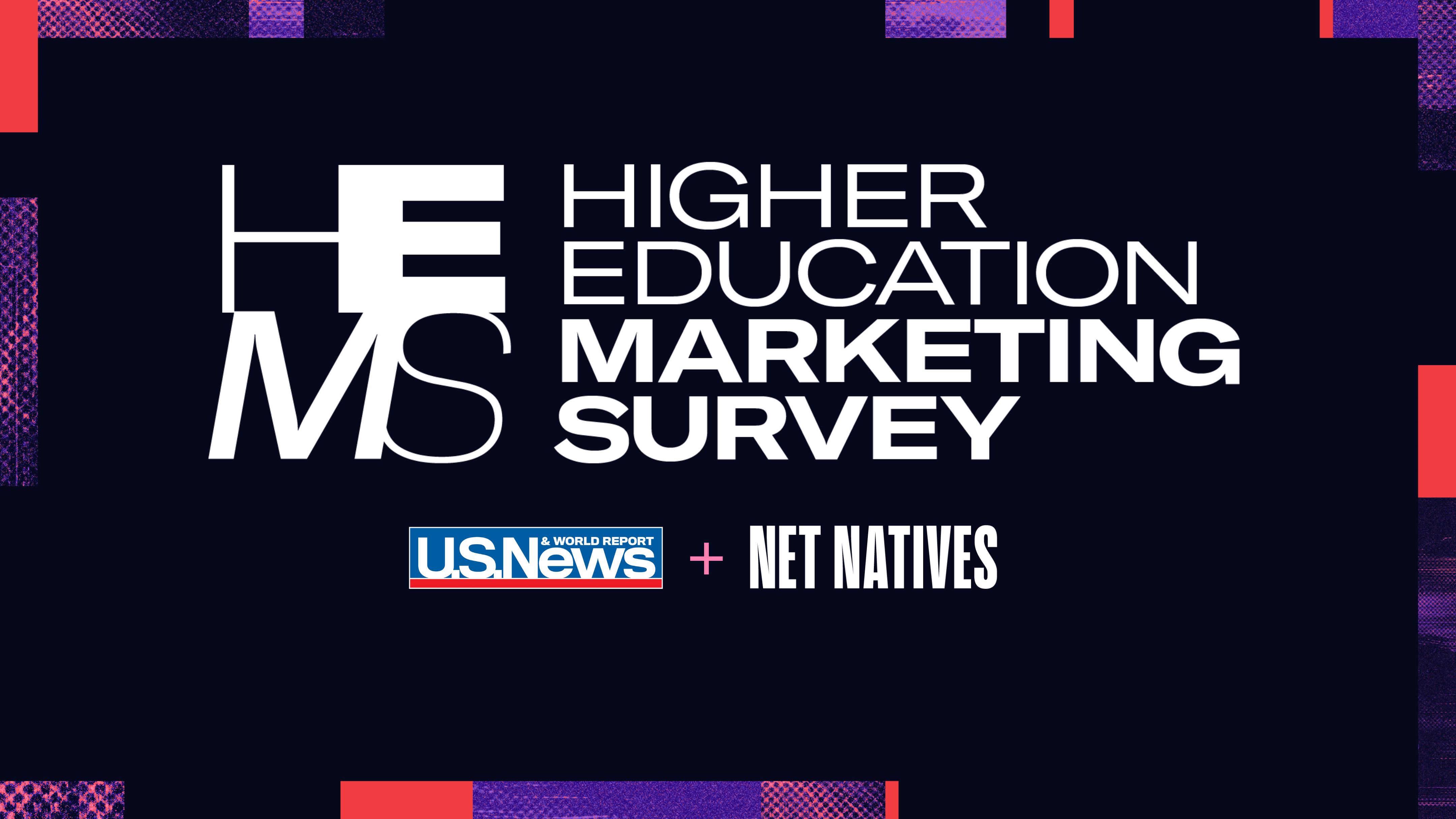 HEMS 2026 higher education marketing report by Net Natives and U.S. News & World Report, global budget and enrollment benchmarks