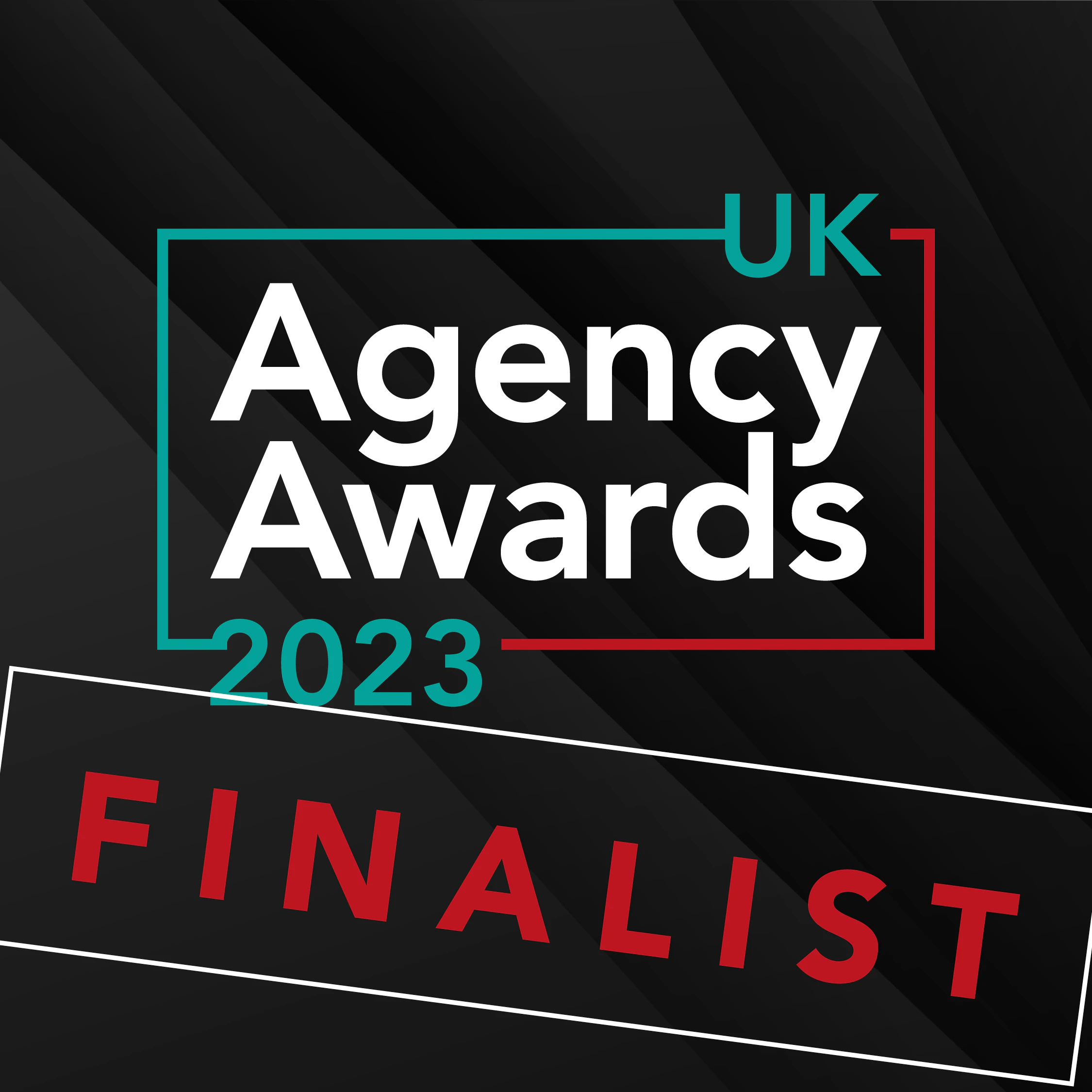 UK Agency Awards 2023 Finalist badge